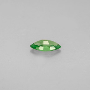 Tsavorite Garnet Gemstone in 6 x 3 mm (calibrated) Size for Sale, Tsavorite Garnet Stone in Chrome Green Color