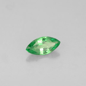 0.27 ct Green Tsavorite Garnet Stone, Natural Tsavorite Garnet in Marquise Facet Shape for Sale
