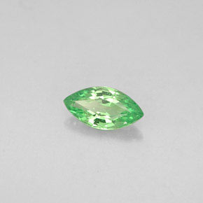 0.28 ct Green Tsavorite Garnet Stone, Natural Tsavorite Garnet in Marquise Facet Shape for Sale