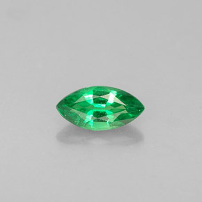 0.29 ct Green Tsavorite Garnet Gemstone, Tsavorite Garnet Gem in Marquise Facet Shape for Sale.