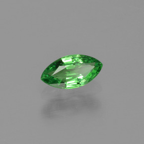 0.37 ct Green Tsavorite Garnet Stone, Natural Tsavorite Garnet in Marquise Facet Shape for Sale