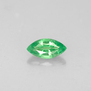 0.31 ct Green Tsavorite Garnet Gemstone, Tsavorite Garnet Gem in Marquise Facet Shape for Sale.