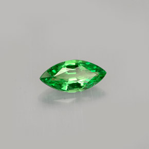 0.58 ct Green Tsavorite Garnet Stone, Natural Tsavorite Garnet in Marquise Facet Shape for Sale