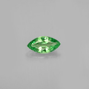 0.39 ct Green Tsavorite Garnet Gemstone, Tsavorite Garnet Gem in Marquise Facet Shape for Sale.
