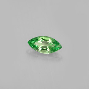 0.39 ct Green Tsavorite Garnet Stone, Natural Tsavorite Garnet in Marquise Facet Shape for Sale