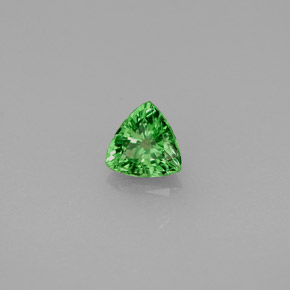 0.47 ct Green Tsavorite Garnet Stone, Natural Tsavorite Garnet in Trillion Facet Shape for Sale