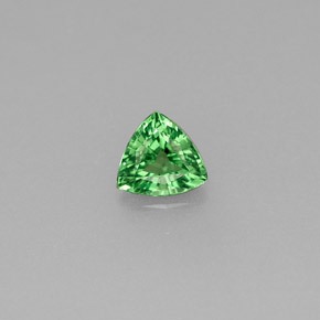 0.22 ct Green Tsavorite Garnet Gemstone, Tsavorite Garnet Gem in Trillion Facet Shape for Sale.