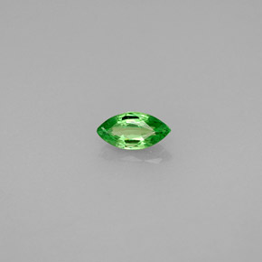 0.30 ct Green Tsavorite Garnet Stone, Natural Tsavorite Garnet in Marquise Facet Shape for Sale