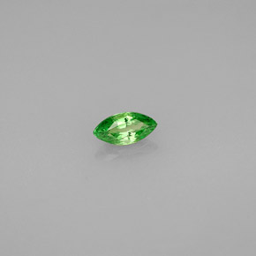 0.25 ct Green Tsavorite Garnet Stone, Natural Tsavorite Garnet in Marquise Facet Shape for Sale