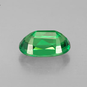 Tsavorite Garnet Gemstone in 8.4 x 5.2 mm Size for Sale, Tsavorite Garnet Stone in Chrome Green Color