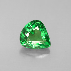 1.07 ct Green Tsavorite Garnet Gemstone, Tsavorite Garnet Gem in Pear Facet Shape for Sale.