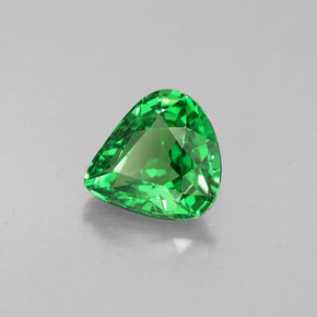 1.07 ct Green Tsavorite Garnet Stone, Natural Tsavorite Garnet in Pear Facet Shape for Sale