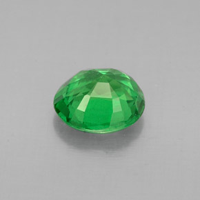 Tsavorite Garnet Gemstone in 7 x 6.4 mm Size for Sale, Tsavorite Garnet Stone in Chrome Green Color