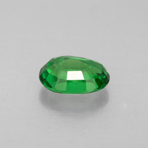 Tsavorite Garnet Gemstone in 7 x 5.3 mm Size for Sale, Tsavorite Garnet Stone in Chrome Green Color