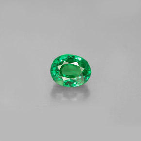 1.04 ct Green Tsavorite Garnet Gemstone, Tsavorite Garnet Gem in Oval Facet Shape for Sale.