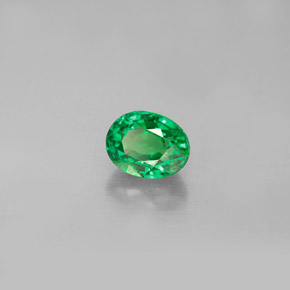 1.04 ct Green Tsavorite Garnet Stone, Natural Tsavorite Garnet in Oval Facet Shape for Sale
