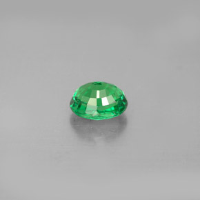 Tsavorite Garnet Gemstone in 6.3 x 4.9 mm Size for Sale, Tsavorite Garnet Stone in Chrome Green Color