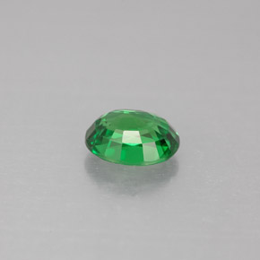 Tsavorite Garnet Gemstone in 6.8 x 5.6 mm Size for Sale, Tsavorite Garnet Stone in Vivid Green Color