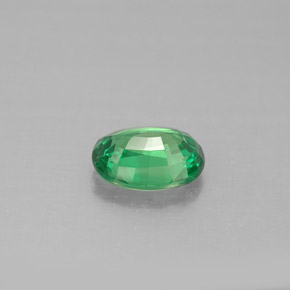 Tsavorite Garnet Gemstone in 8 x 6 mm (calibrated) Size for Sale, Tsavorite Garnet Stone in Vivid Green Color