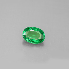 1.14 ct Green Tsavorite Garnet Gemstone, Tsavorite Garnet Gem in Oval Facet Shape for Sale.