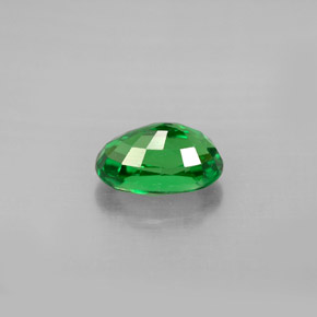 Tsavorite Garnet Gemstone in 7.9 x 5 mm Size for Sale, Tsavorite Garnet Stone in Chrome Green Color