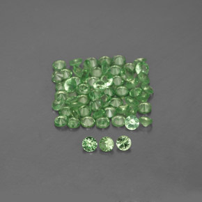 1.16 ct Green Tsavorite Garnet Gemstone, Tsavorite Garnet Gem in Round Facet Shape for Sale.