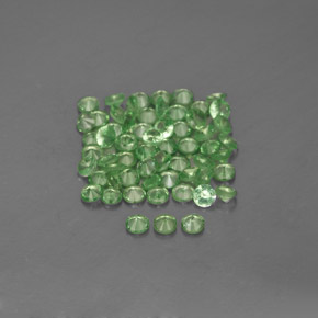 Tsavorite Garnet Gemstone in 1.7 mm Size for Sale, Tsavorite Garnet Stone in Green Color