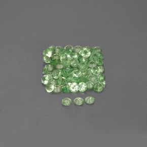 Tsavorite Garnet Gemstone in 1.5 mm Size for Sale, Tsavorite Garnet Stone in Green Color