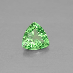 0.26 ct Green Tsavorite Garnet Stone, Natural Tsavorite Garnet in Trillion Facet Shape for Sale
