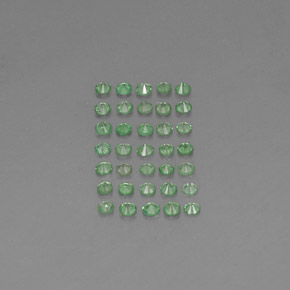 Tsavorite Garnet Gemstone in 2 mm (calibrated) Size for Sale, Tsavorite Garnet Stone in Chrome Green Color