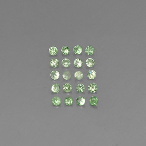 0.49 ct Green Tsavorite Garnet Gemstone, Tsavorite Garnet Gem in Diamond-Cut Shape for Sale.