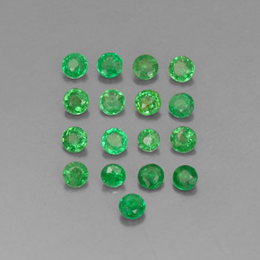1.10 ct Green Tsavorite Garnet Stone, Natural Tsavorite Garnet in Round Facet Shape for Sale