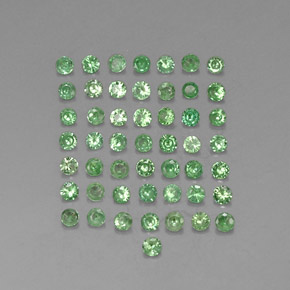 1.11 ct Green Tsavorite Garnet Stone, Natural Tsavorite Garnet in Diamond-Cut Shape for Sale