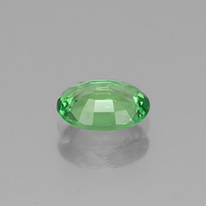 Tsavorite Garnet Gemstone in 7 x 5.3 mm Size for Sale, Tsavorite Garnet Stone in Green Color