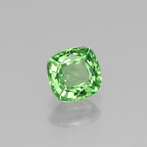 0.50 ct Green Tsavorite Garnet Stone, Natural Tsavorite Garnet in Cushion-Cut Shape for Sale