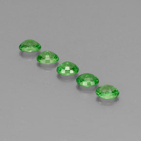 Tsavorite Garnet Gemstone in 4.5 x 3.6 mm Size for Sale, Tsavorite Garnet Stone in Green Color