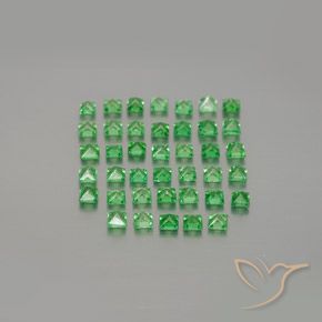 Best Tsavorite Garnets for Cluster Earrings | Matching Size and Color