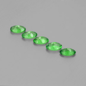 Tsavorite Garnet Gemstone in 5.1 x 3.2 mm Size for Sale, Tsavorite Garnet Stone in Green Color