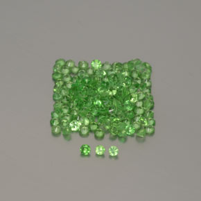 Vert éclatant Grenat Tsavorite gemme - 0ct Diamant de coupe (ID: 372970)