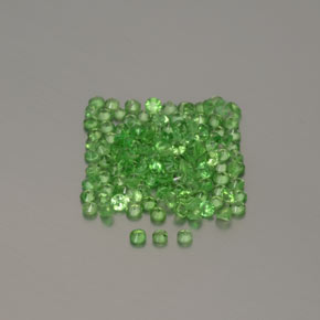 Tsavorite Garnet Gemstones in 1.3 mm Size for Sale, Tsavorite Garnet Stones in Lively Green Color