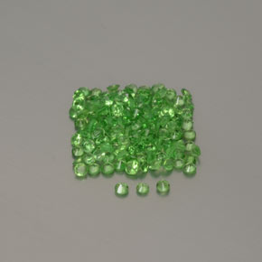 Tsavorite Garnet Gemstones in 1.3 mm Size for Sale, Tsavorite Garnet Stones in Lively Green Color