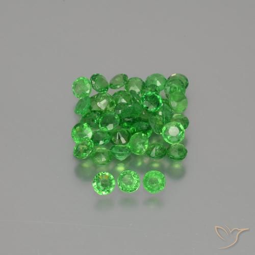 2.46ctw Natural Bright Green Tsavorite Garnet, Round, VS-SI