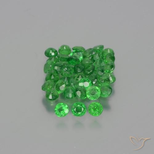 2.80ctw Natural Medium Green Tsavorite Garnet, Round, VS-SI