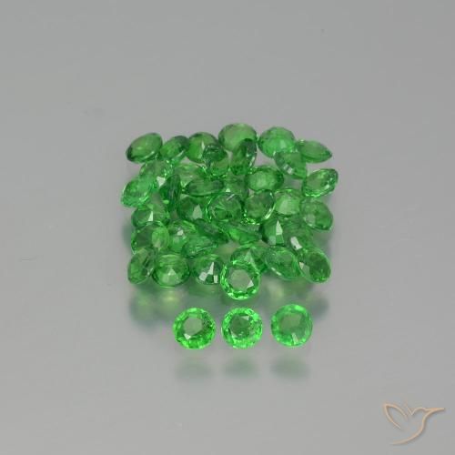2.37ctw Natural Bright Green Tsavorite Garnet, Round, VS-SI