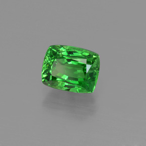 1.20 ct Green Tsavorite Garnet Stone, Natural Tsavorite Garnet in Cushion-Cut Shape for Sale