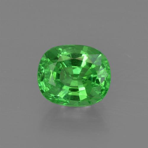 Bright Green Tsavorite Garnet Gem - 1.2ct Oval Facet (ID: 415385)