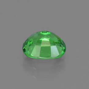 Tsavorite Garnet Gemstone in 6.9 x 5.8 mm Size for Sale, Tsavorite Garnet Stone in Bright Green Color