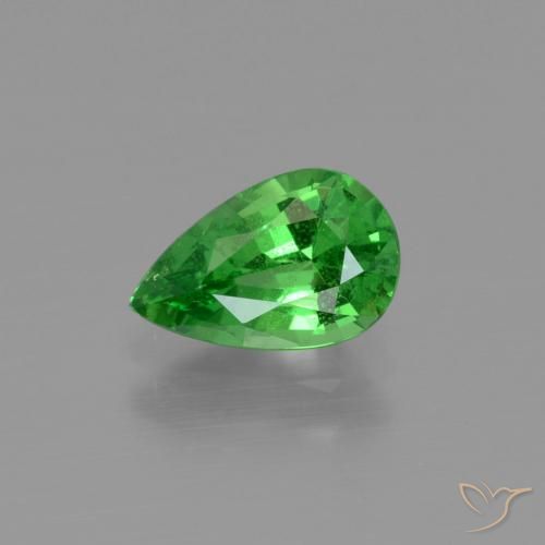 1.07 ct Pear Cut Tsavorite Garnet, 8.1 x 5.2 mm From Tanzania, Photo A