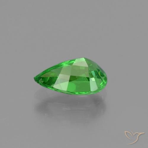 Tsavorite Garnet Gemstone in 8.1 x 5.2 mm Size for Sale, Tsavorite Garnet Stone in Bright Green Color
