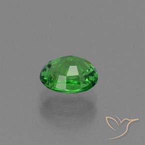Tsavorite Garnet Gemstone in 6.5 x 5.5 mm Size for Sale, Tsavorite Garnet Stone in Bright Green Color